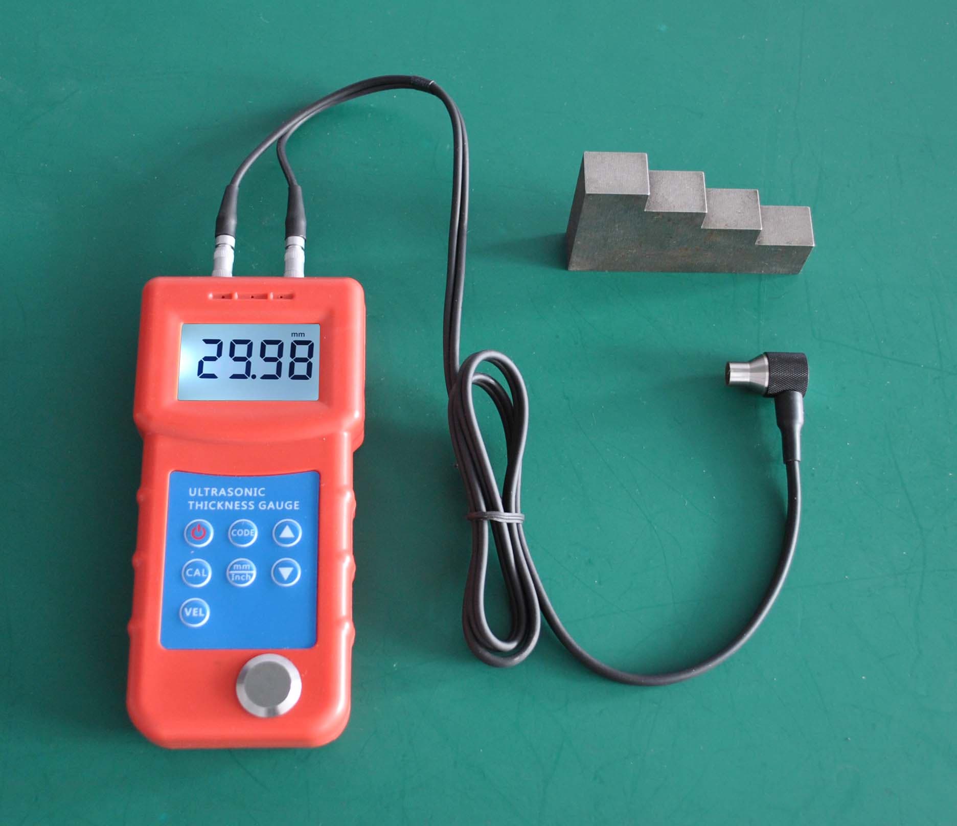 High Accuracy Ultrasonic Thickness Meter Tester 1mm-300mm